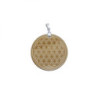 FLEUR DE VIE EN BOIS PENDENTIF