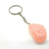 Porte-Clés Quartz Rose roulée 3cm