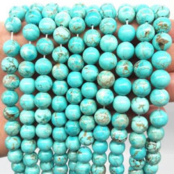 Perles Turquoise 8mm sur...