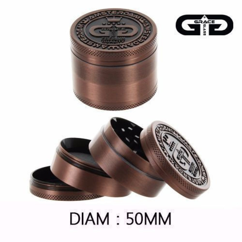 Grinder Alu Grace Amsterdam (Cuivre) 50mm