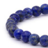 BRACELET BOULE 06MM LAPIS LAZULI A