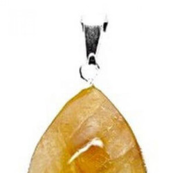 Pendentif Citrine Chauffée...