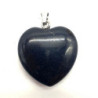 Pendentif Coeur Obsidienne Noire 2.5cm