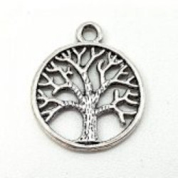 Charme Arbre de Vie Argent 2cm