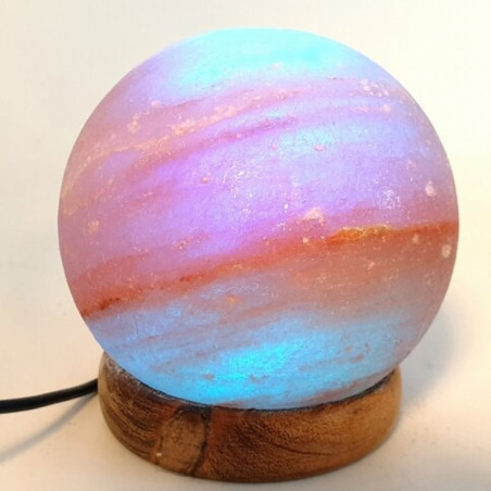 Mini Lampe de Sel USB Sphère Multi 1KG