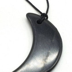 Collier Shungite Lune 5cm