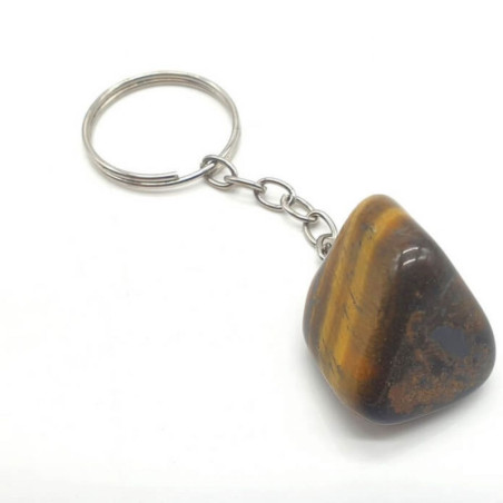 Porte-Clés Oeil de Tigre roulée 3cm