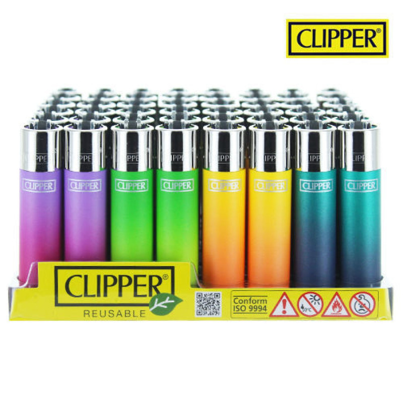 Briquet Clipper x48 pcs GM Gradient