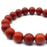 Bracelet Jaspe Rouge perles 10mm