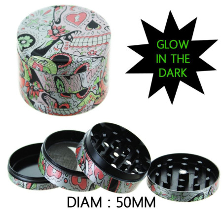 Grinder Alu "Glow" 50mm