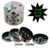 Grinder Alu "Glow" 50mm