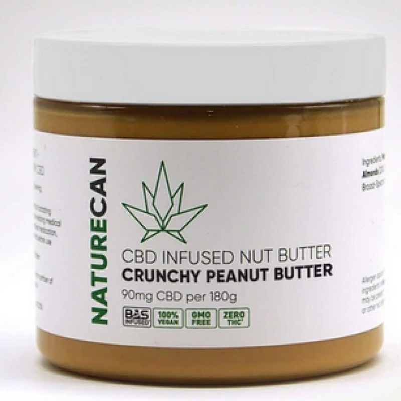 Naturecan CBD Infused Nut Butter - Crunchy Peanut (180g)