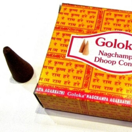 ENCENS EN CÔNES Goloka Nag Champa