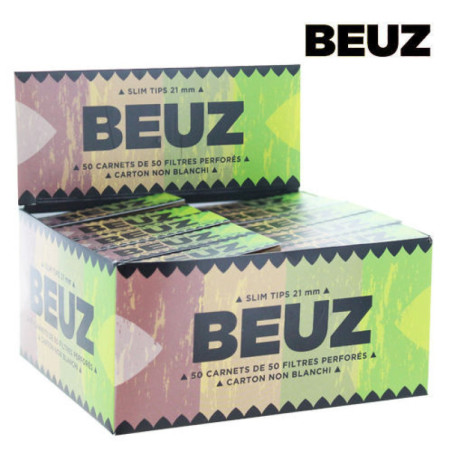Filtre Carton Beuz Brown (50 carnets/boite) - papier non-blanchi