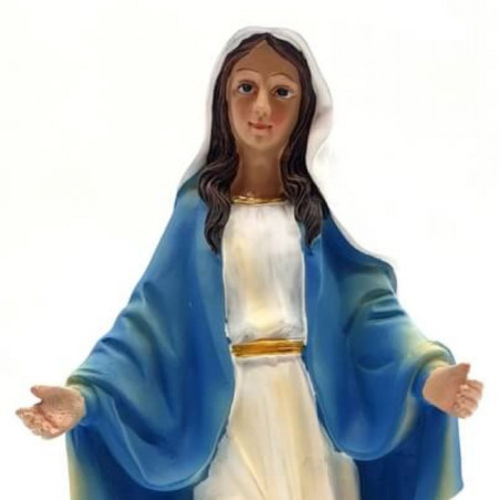 Statue Résine Vierge Miraculeuse 20cm