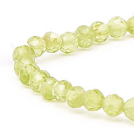 Bracelet Facetté 04mm Peridot AA